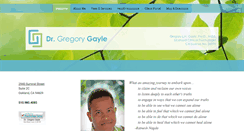 Desktop Screenshot of drgregorygayle.com